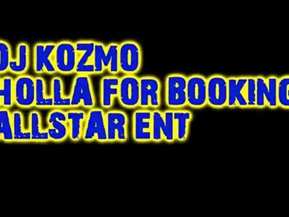 Dj Kozmo (Angleterre) mixe avec comme 1er son du ZaZa TWiNS