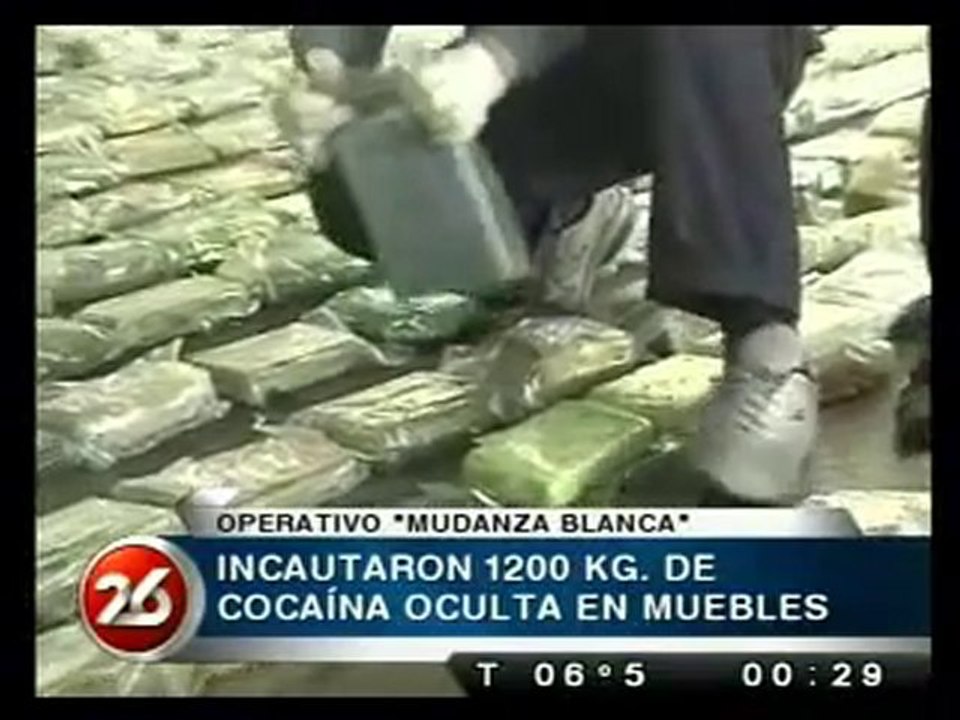 Caen 1200 kilos de coca en Argentina - Noticias