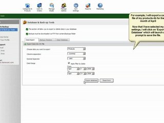 PHP Cart: Exporting you carts data in Pinnaclecart