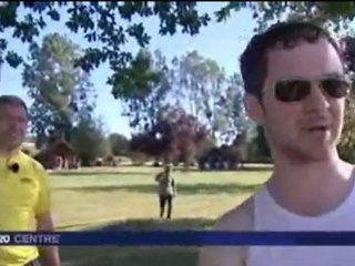 Reportage Fr3 centre Kinobus à Thiron-Gardais