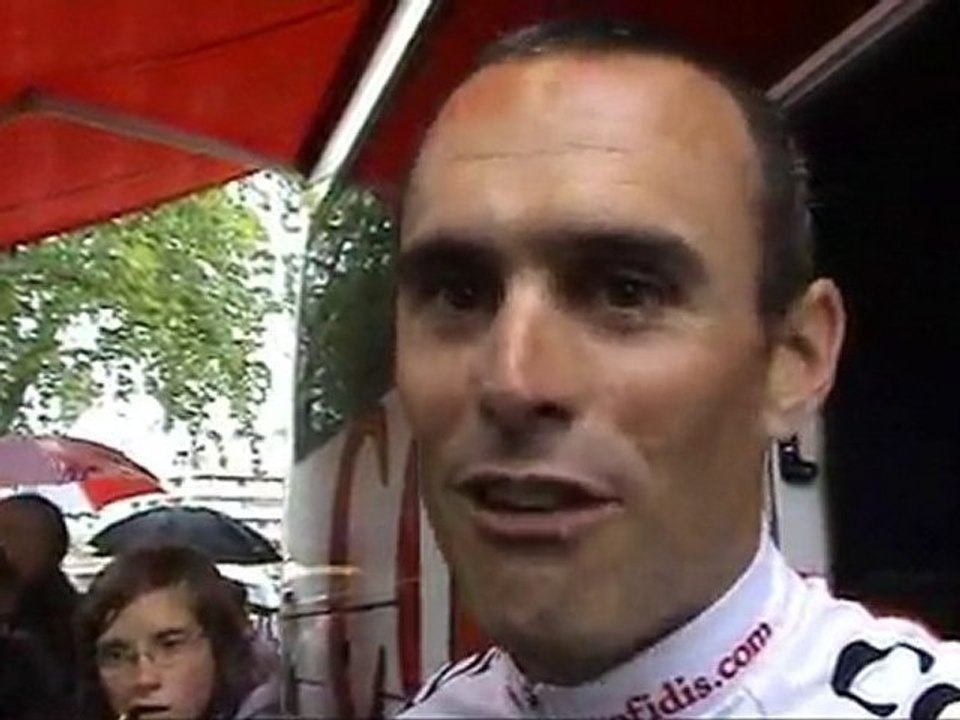 Tour 2010: Stéphane Augé au départ de Pau