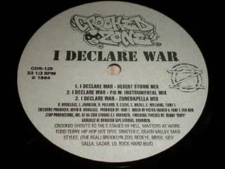 "Crooked Ozone" 12" Vinly  I DECLARE WAR / INSAINE....