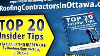 Ask Roofers in Ottawa About Sub Contracting
