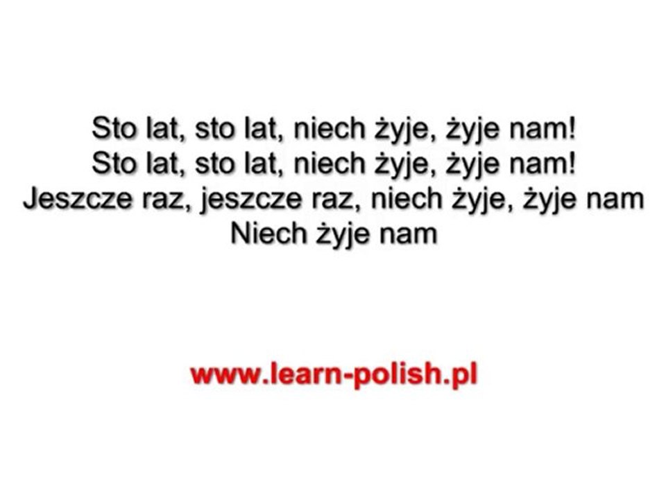 zum geburtstag viel gluck auf polnisch