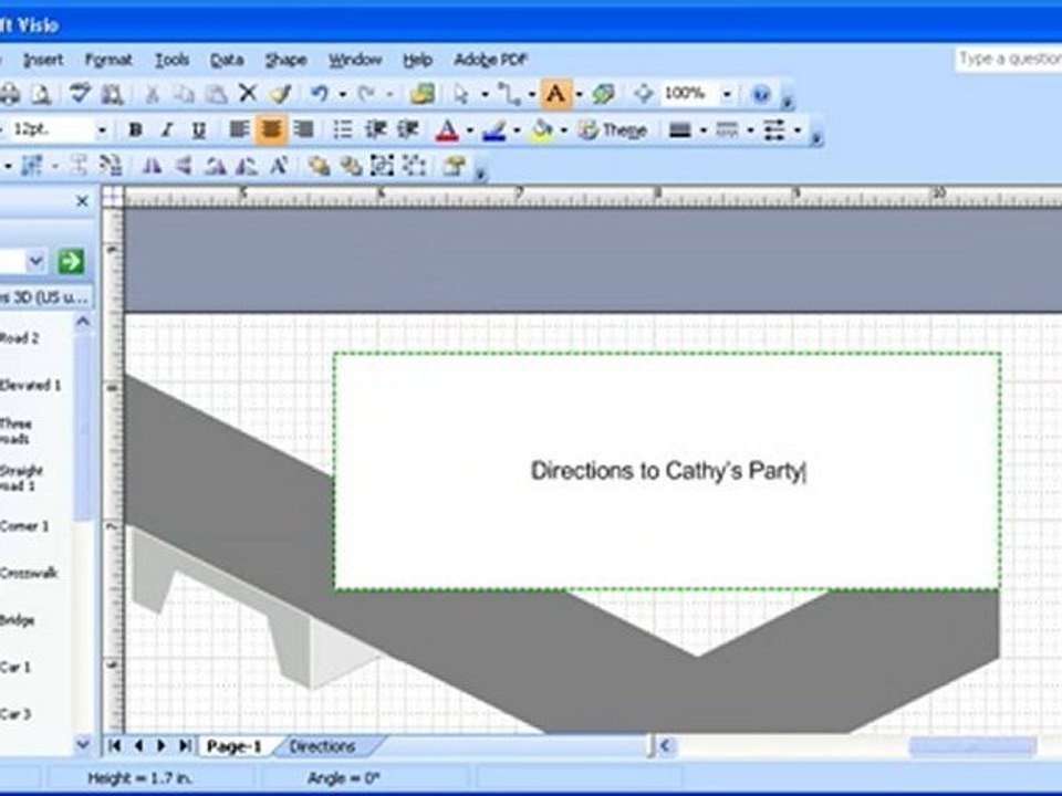 Microsoft Visio help: Working with Text video
