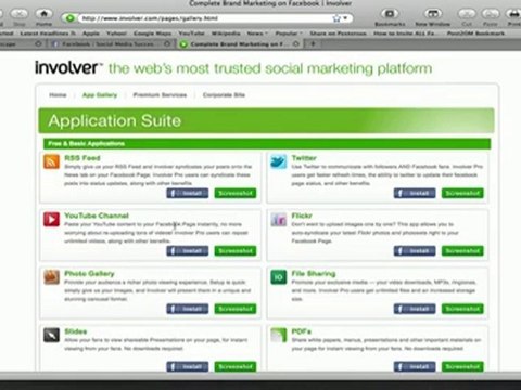 Adding Involver to Facebook Like (fan) Page