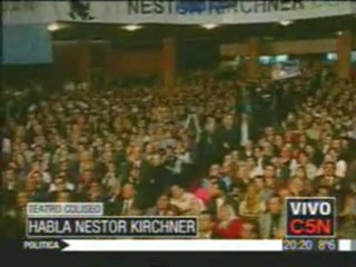 Nestor Kirchner 3 en el Coliseo 20/07/10