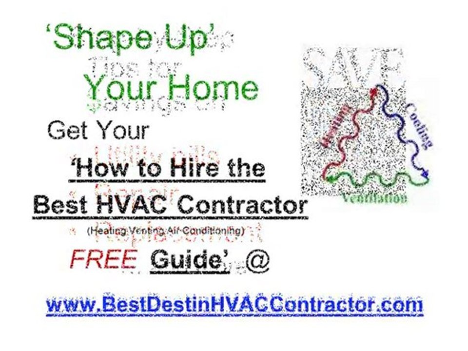 Hire the Best Destin,Fort Walton Beach,Crestview, HVAC Syst
