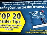 Roof Repair in Ottawa Ask Your Roofer in Ottawa About Mater