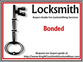 What to Look for in a King NC Locksmith