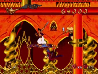 Aladdin [Megadrive] niveau 10