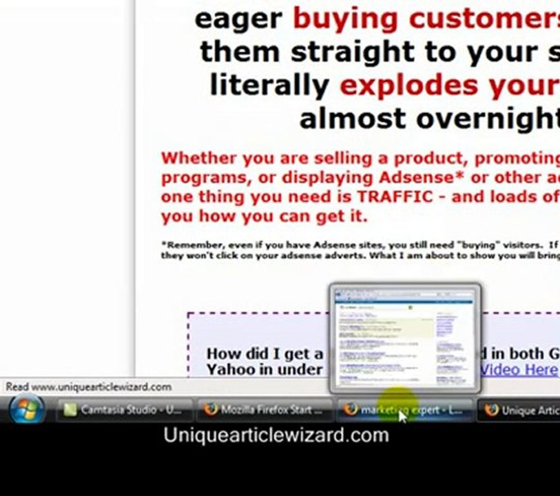 Unique Article Wizard Bonus | Unique Article Wizard Review