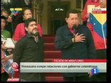 Chavez rompe relaciones diplomaticas con Colombia 22 07 10