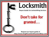 Routine Services for a King NC Locksmith