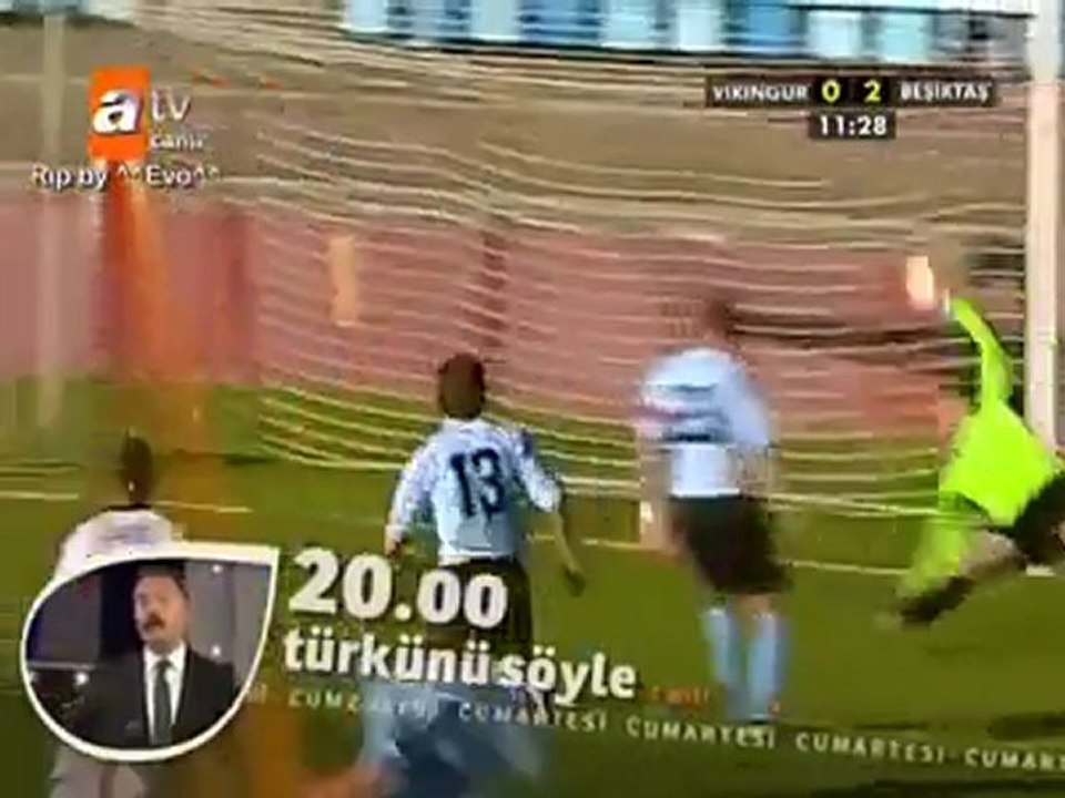 www.aymoli.com Vikingur 0-4 Beşiktaş 22 07 2010 pozisyonlar