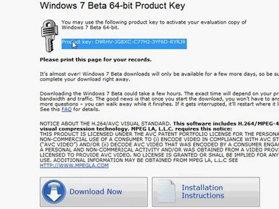 WINDOWS 7 FREE + LEGAL + LINK IN DESCRITION!!! 720p