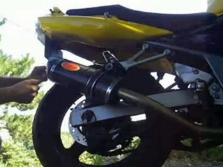 Pot d'echappement  carbone  XC SCARPIO  600 BANDIT