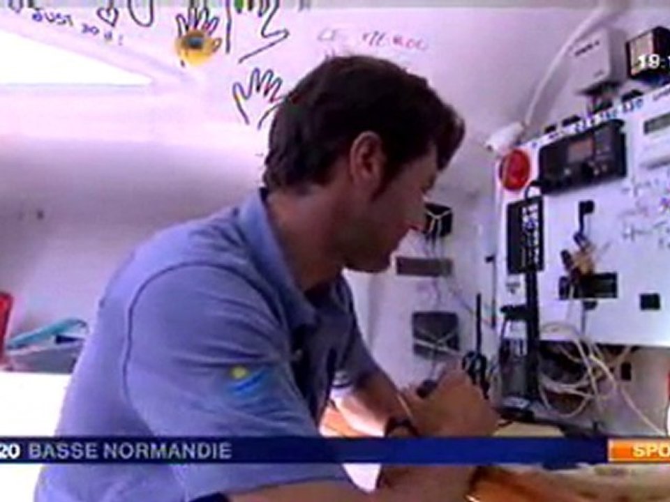 Extrait du journal télévisé de France 3 Basse-Normandie.