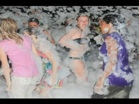 Soirée Mousse au Camping Le Soleil Argeles Ete 2010