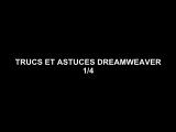 Trucs et astuces dreamweaver 1/4