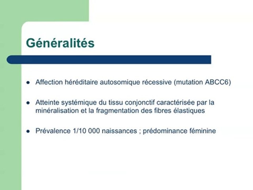 Calcifications du bassin