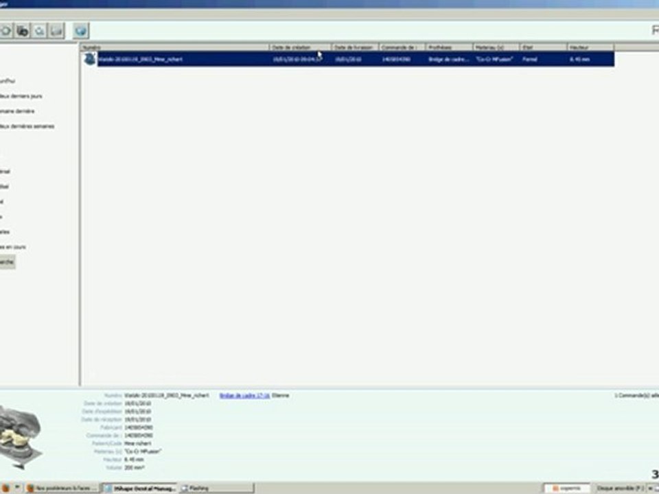 bug recherche