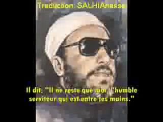 Vidéo Cheikh Kishk La fin du monde
