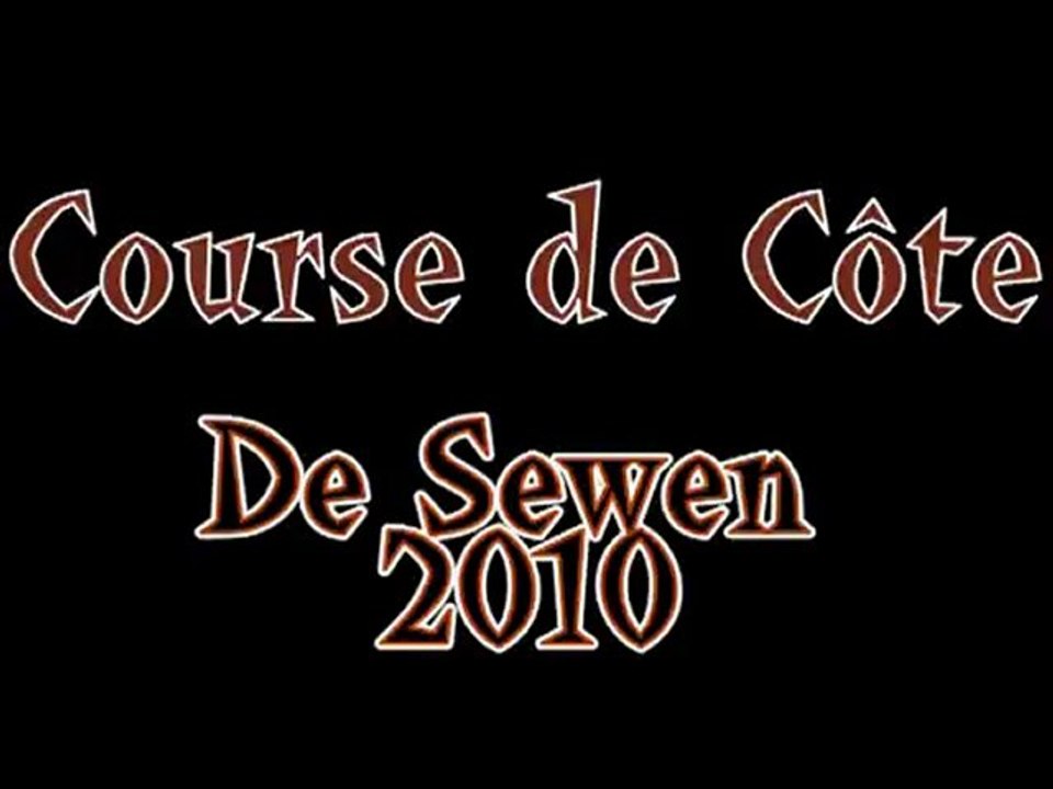 Course de côte de sewen 2010