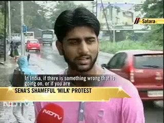 Sena's shameful 'milk' protest