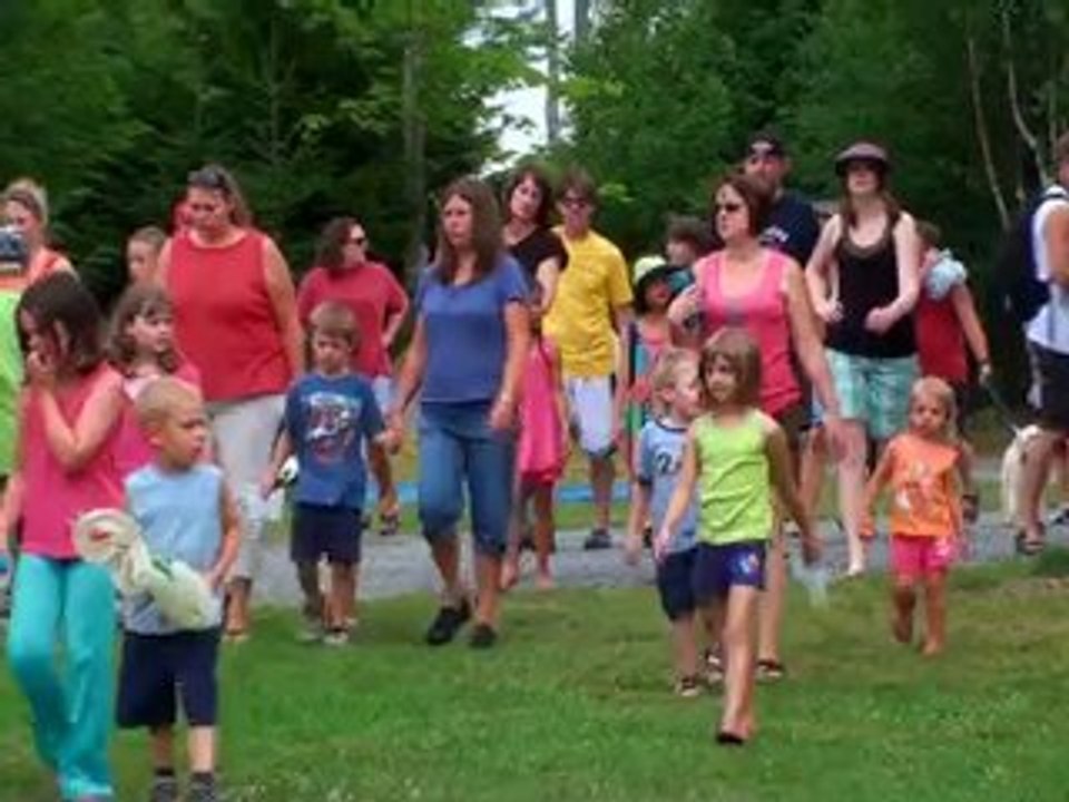 The Easter Bunny frequented us while camping in Nova Scotia