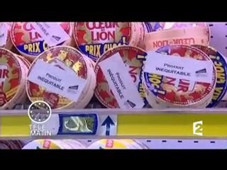 Action de producteurs de lait