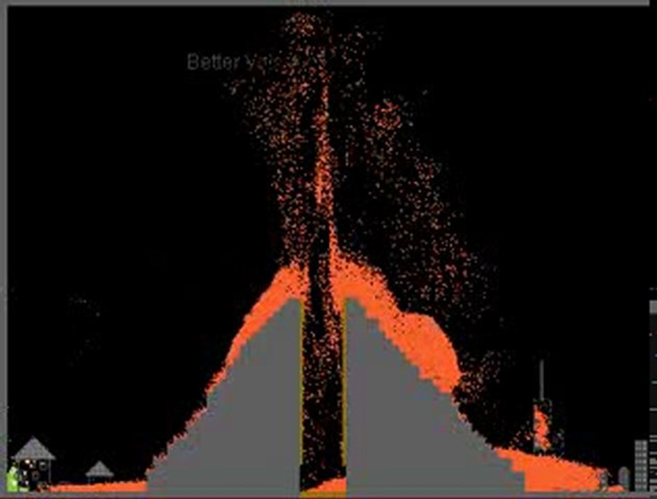 Dust game volcano