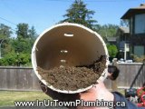 Vancouver Plumbers Demo on How To Hydro Flush Drains Clean