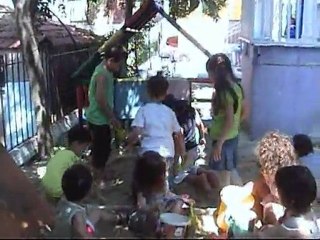 Acıbadem Uçan Balon Anaokulu 2010 yaz okulu kum havuzu