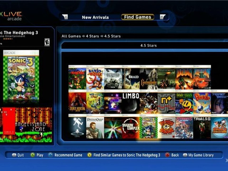 Test'In LIVE - Destination Arcade sur Xbox 360