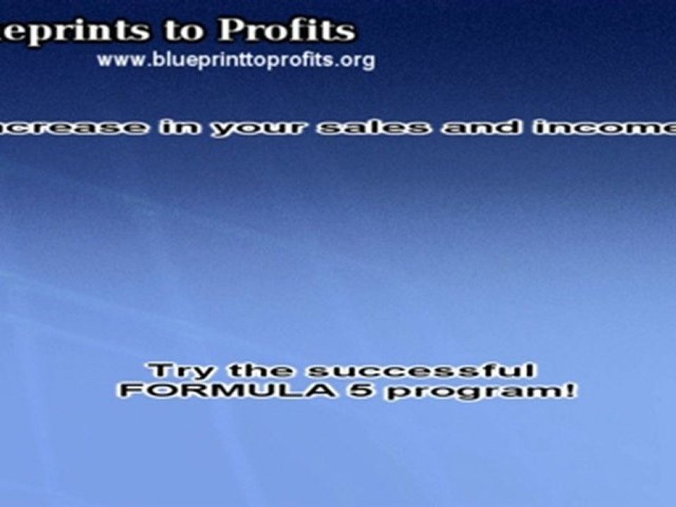 What is Blueprints to Profits? Blueprints to Profits Succes