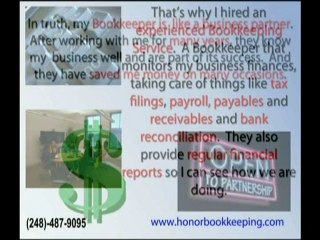 Farmington, MI Bookkeeper, Tax Preparation, Redford, Southf