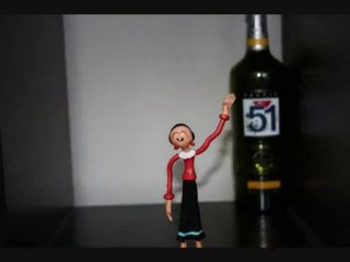 Olive boit un peu trop de pastis et part en freeparty !