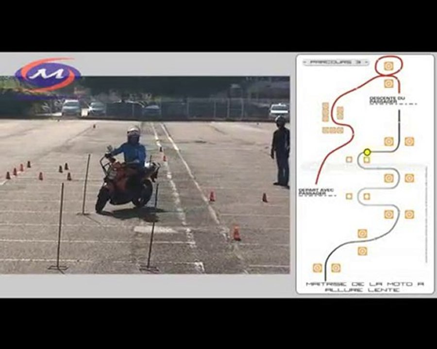 épreuves 3 : de plateau la moto à allure lente