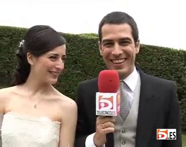 Entrevista a Bea y Álvaro el día de su boda en mitele (T5)