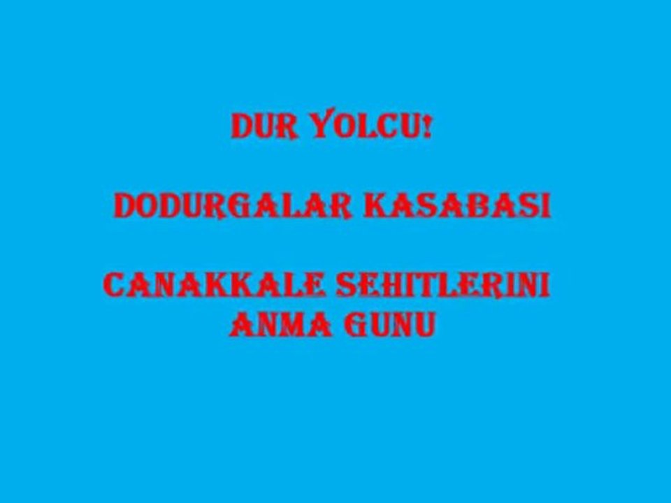 DODURGALAR KASABASI-GİRENİZLİLER DERNEĞİ GENÇLİK KOLLARI