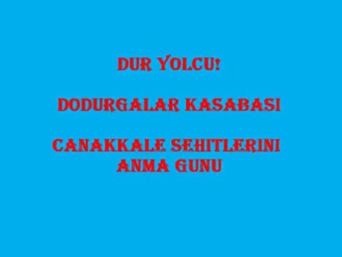 DODURGALAR KASABASI-GİRENİZLİLER DERNEĞİ GENÇLİK KOLLARI