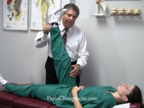 Chiropractor in Tampa Fl 33602 describes SLR Test