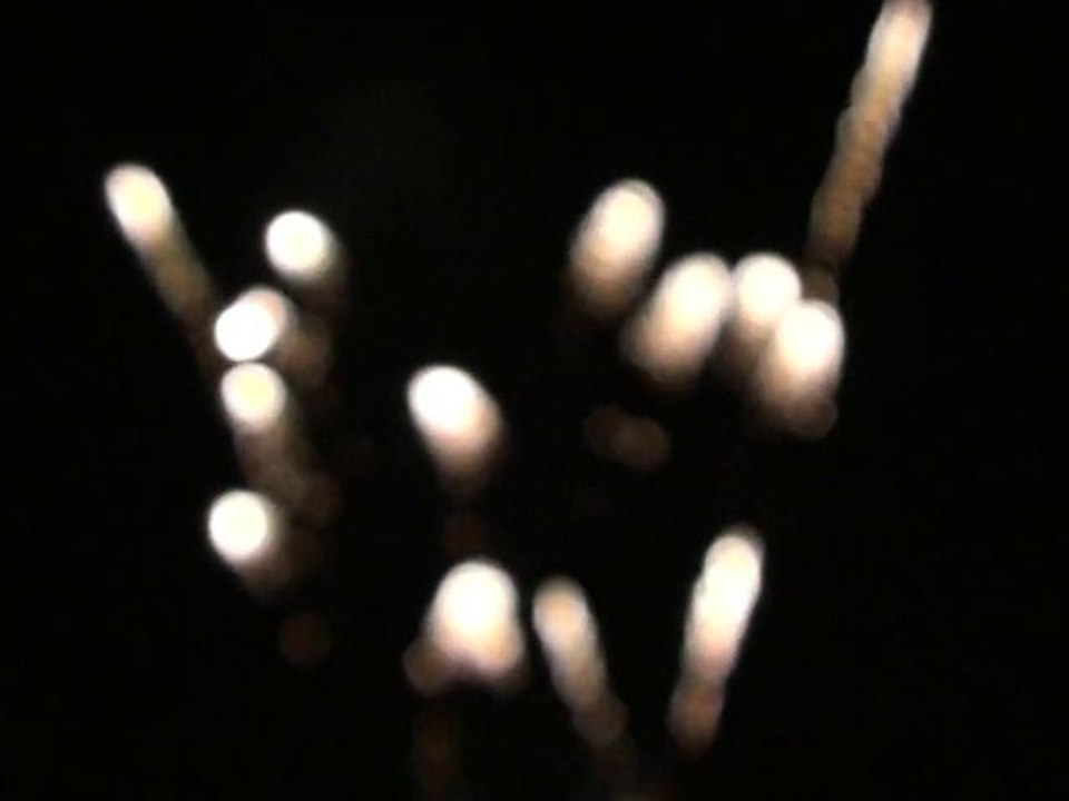 Feu d'artifice Bruno et Brigitte 24 juillet 2010 tiré par EF