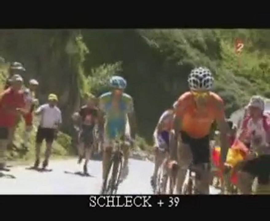 Schleck vs Contador