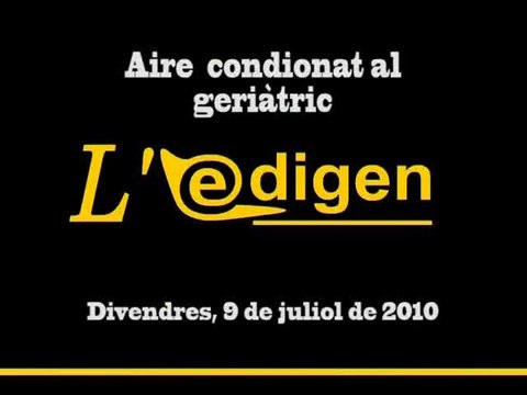 Inauguració aire condicionat geriàtric de Tossa