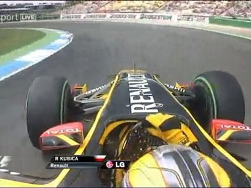 Robert Kubica Germany 2010 Onboard qual