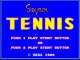 SUPER tennis sur Master system