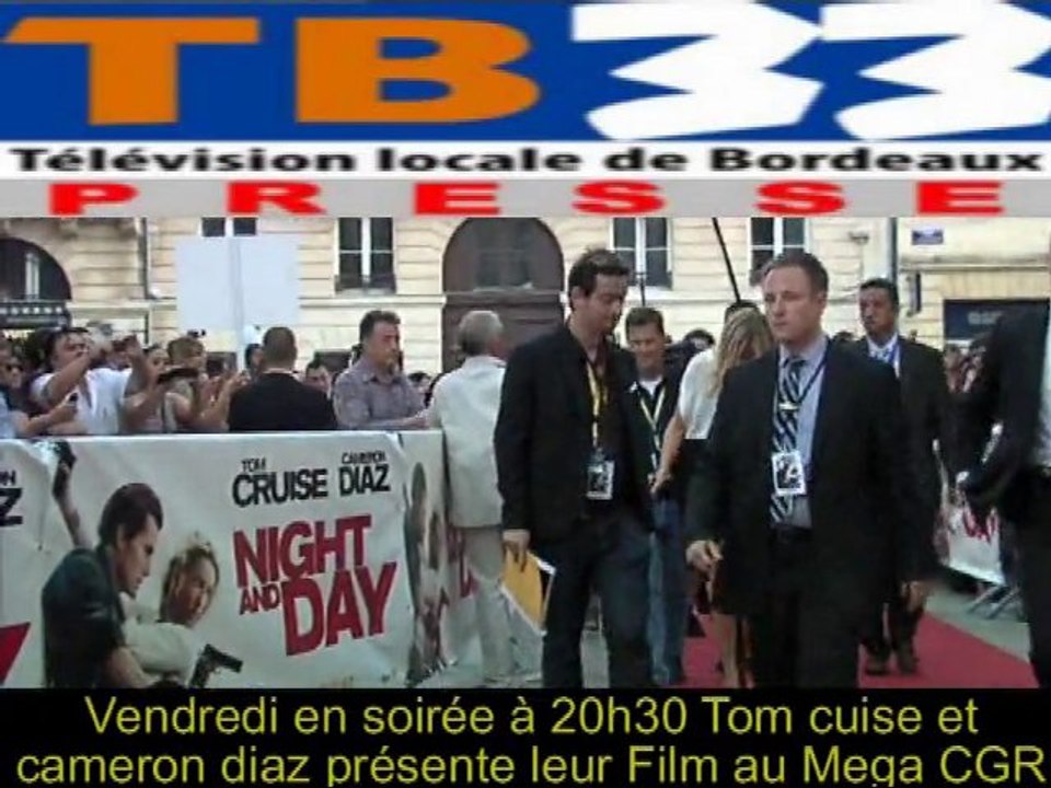 Tom cruise et cameron diaz au CGR de Bordeaux