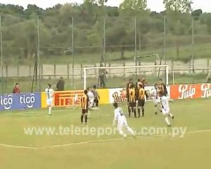 GUSTAVO SANABRIA GOLES  GOL A GUARANI